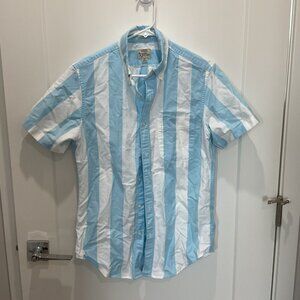 J Crew NWOT Men's Blue Stripe Shirt XS